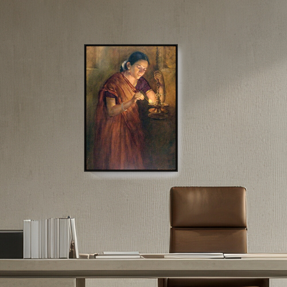 The Divine Flame - FLOATING FRAME