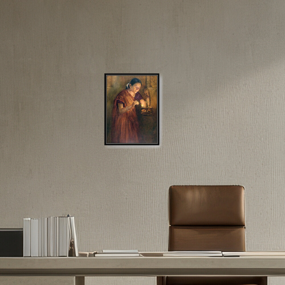 The Divine Flame - FLOATING FRAME