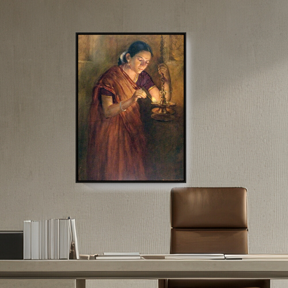The Divine Flame - FLOATING FRAME