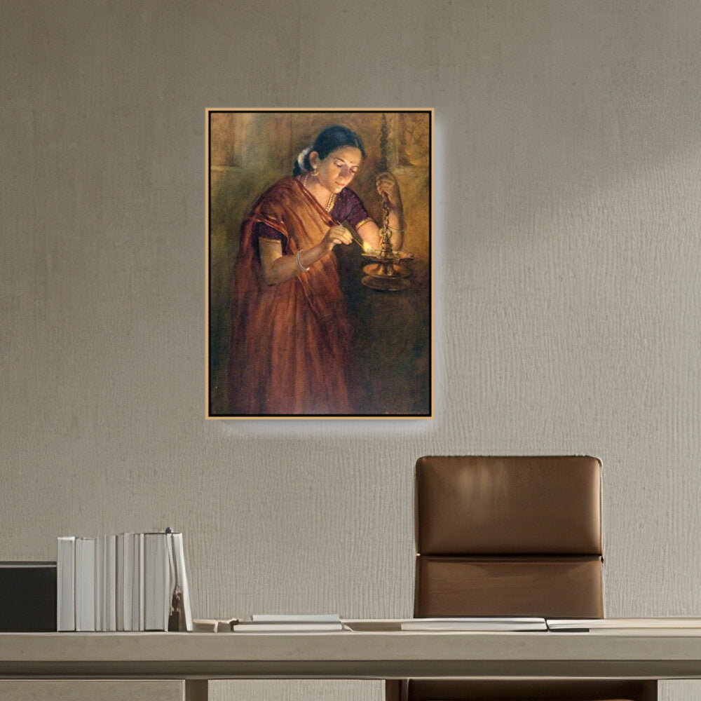 The Divine Flame - FLOATING FRAME