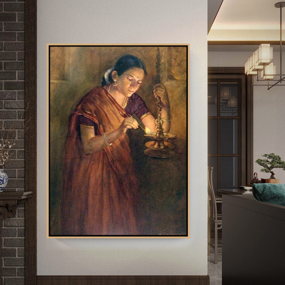 The Divine Flame - FLOATING FRAME