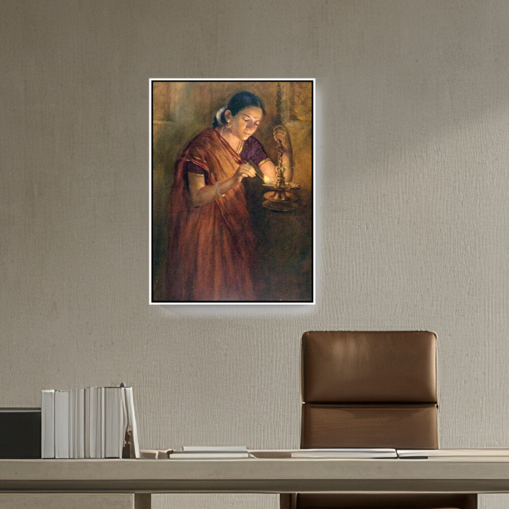 The Divine Flame - FLOATING FRAME