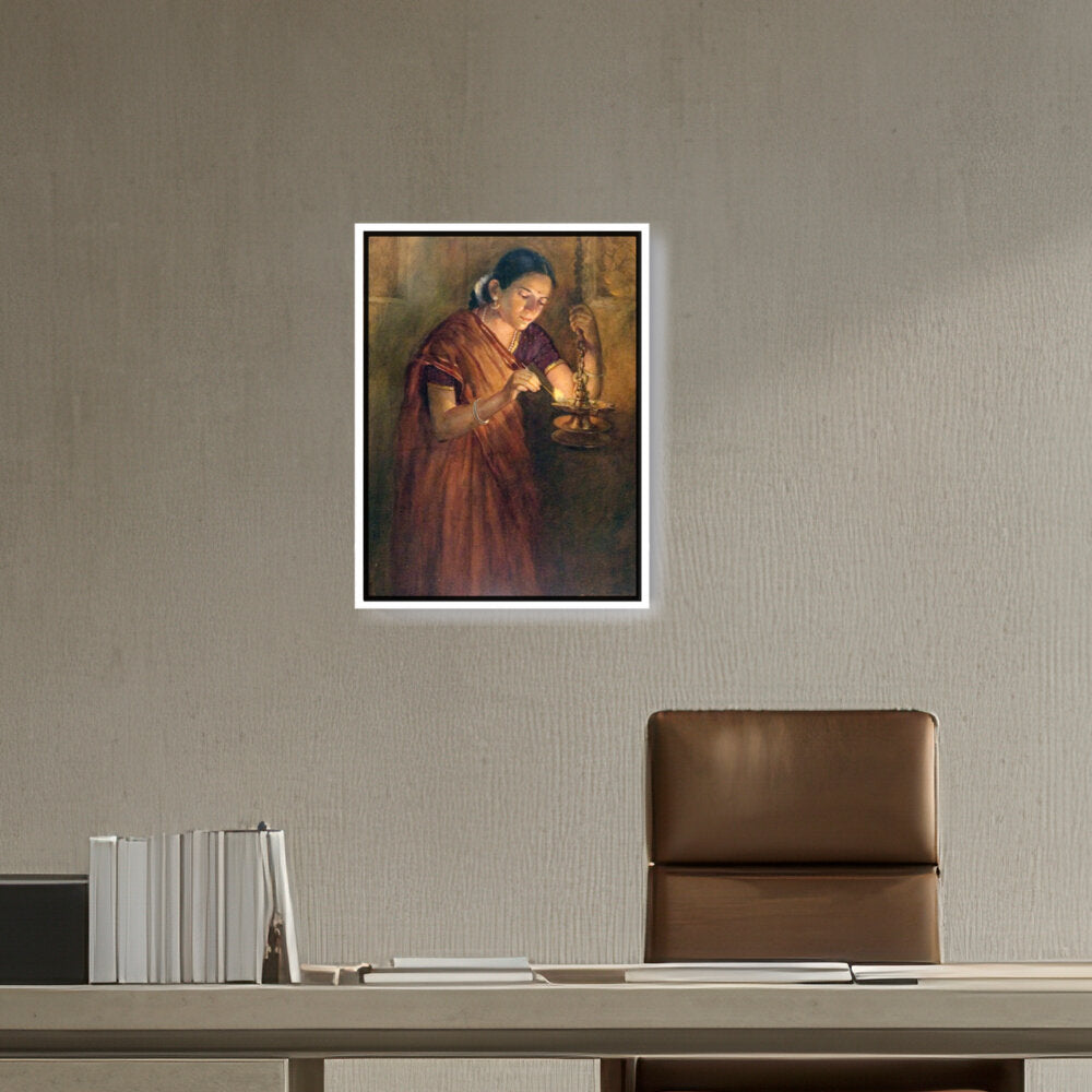 The Divine Flame - FLOATING FRAME
