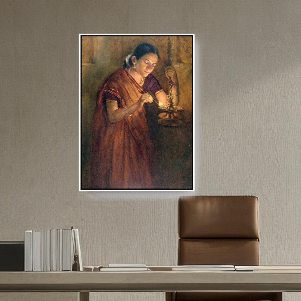The Divine Flame - FLOATING FRAME