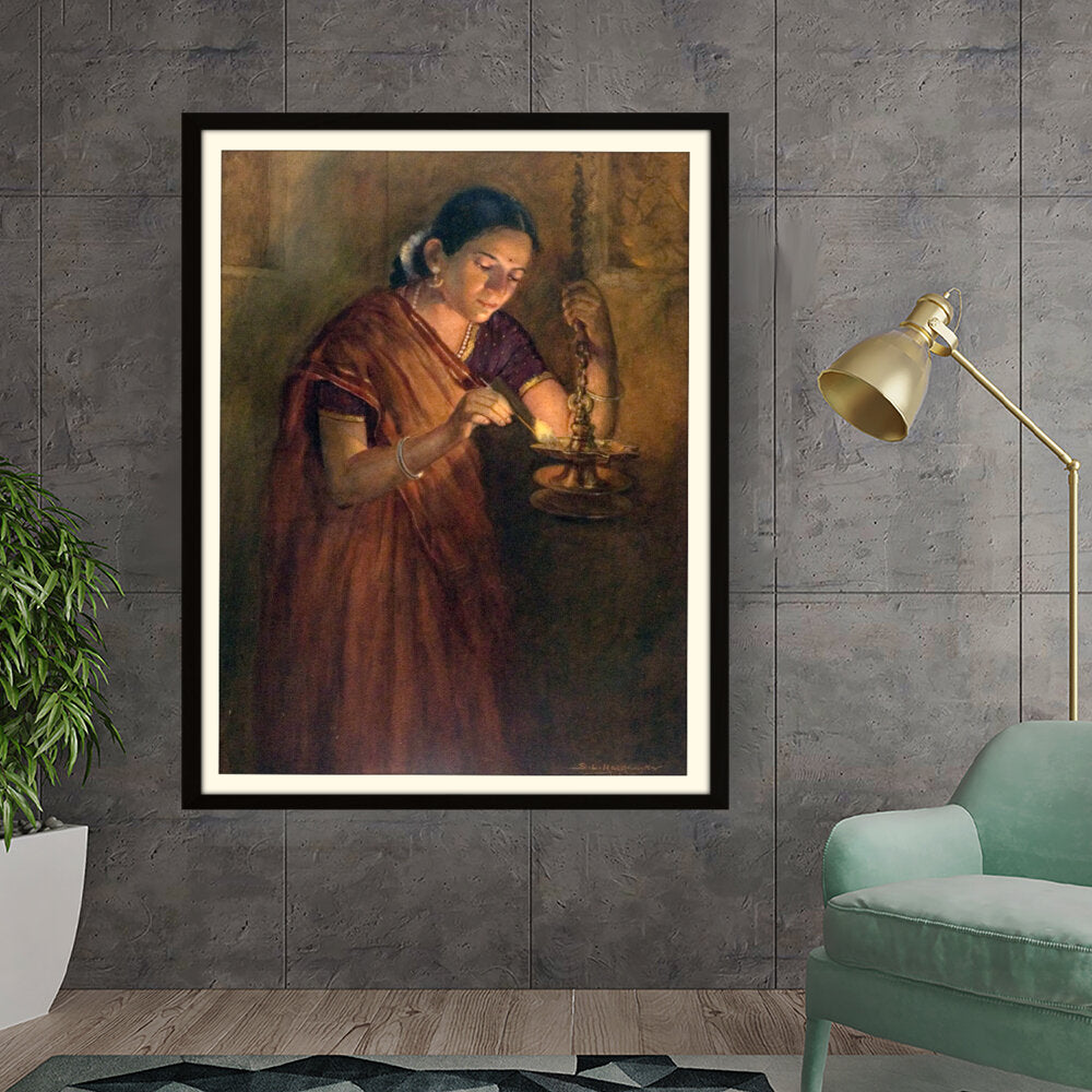 The Divine Flame - WALL MOUNT FRAME