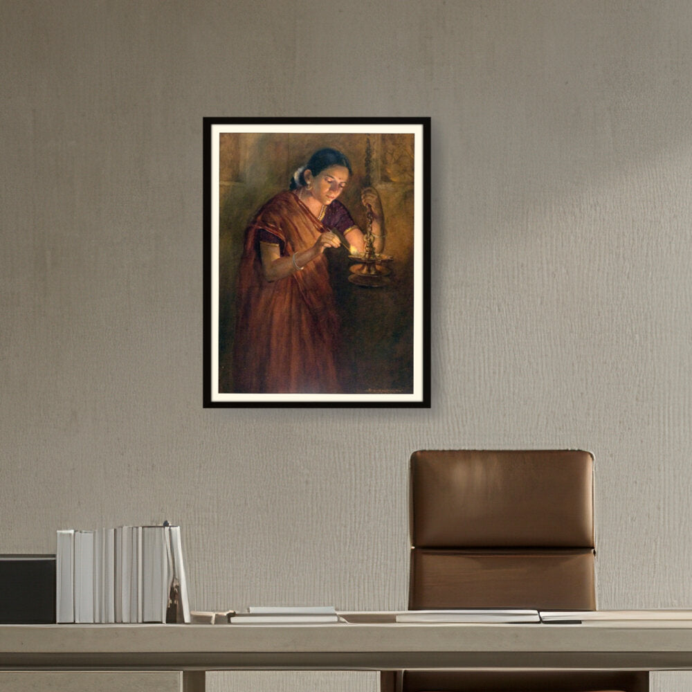 The Divine Flame - WALL MOUNT FRAME