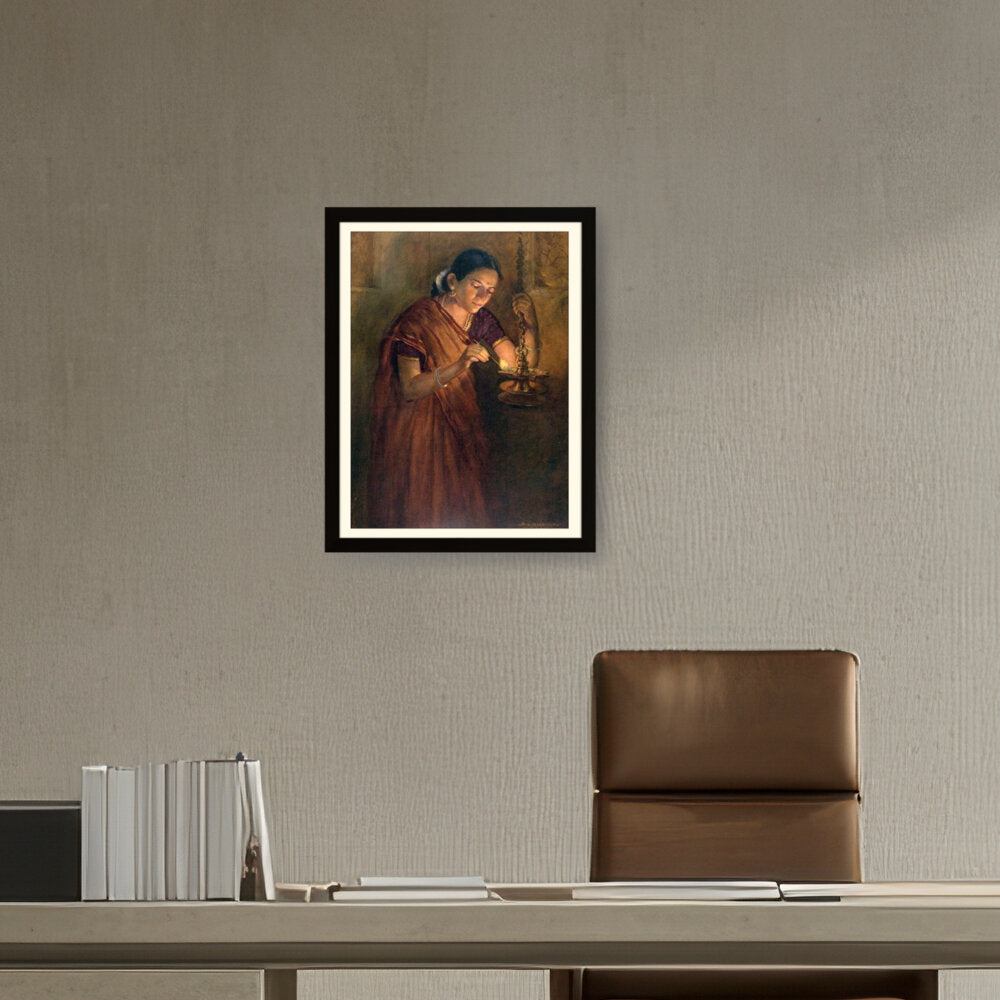 The Divine Flame - WALL MOUNT FRAME