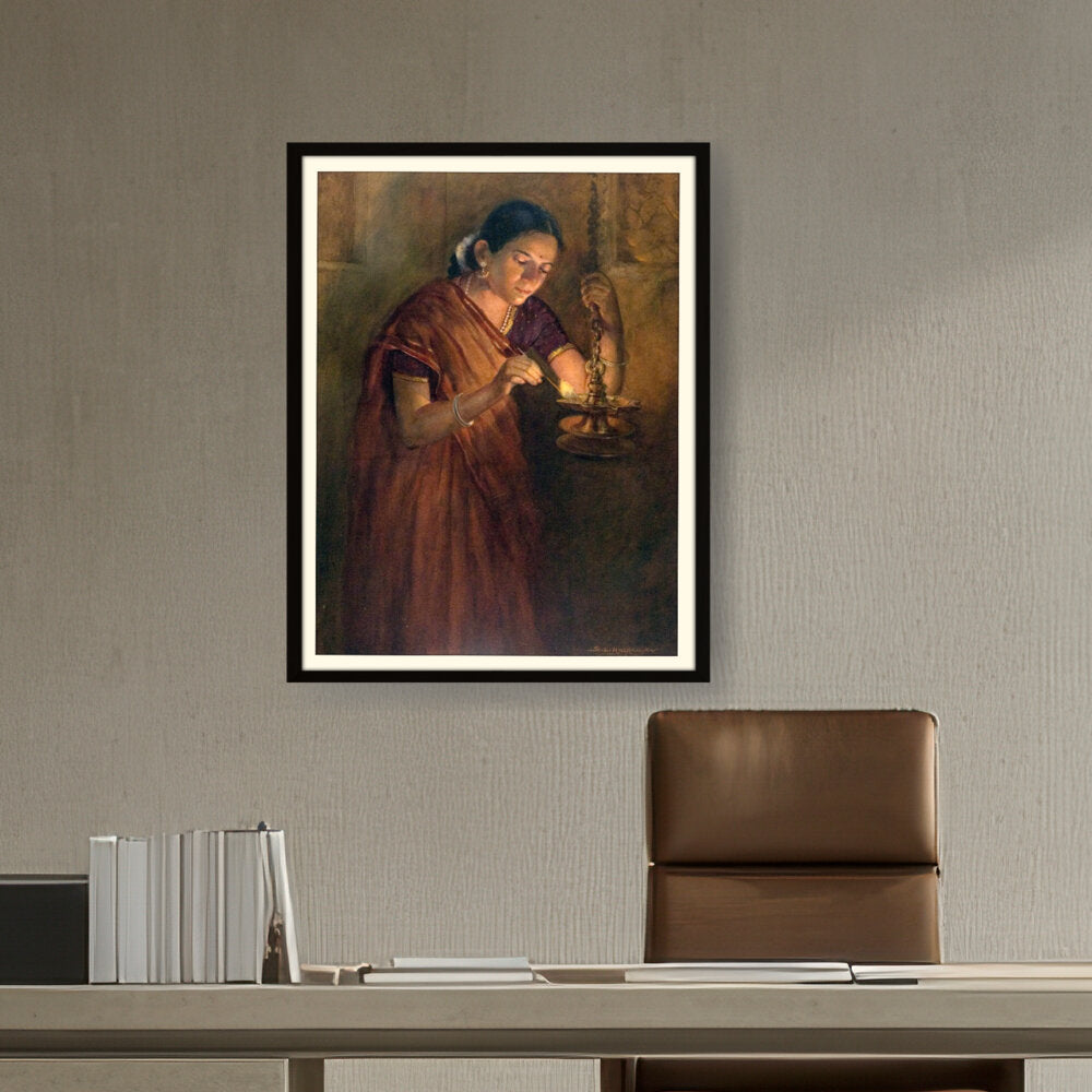 The Divine Flame - WALL MOUNT FRAME