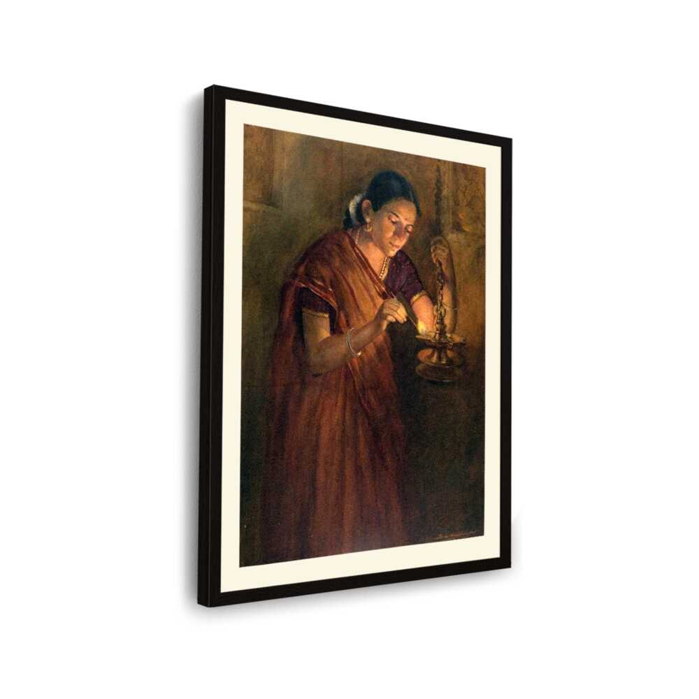 The Divine Flame - WALL MOUNT FRAME