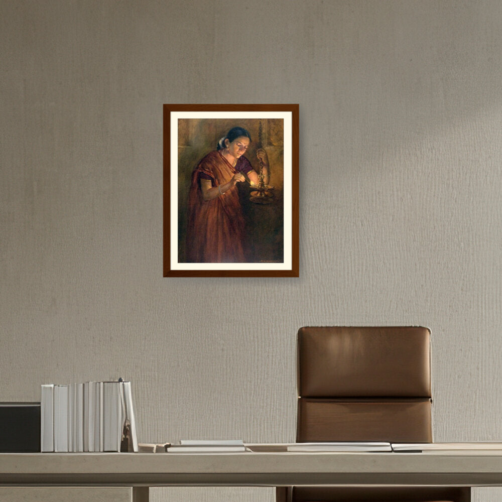 The Divine Flame - WALL MOUNT FRAME