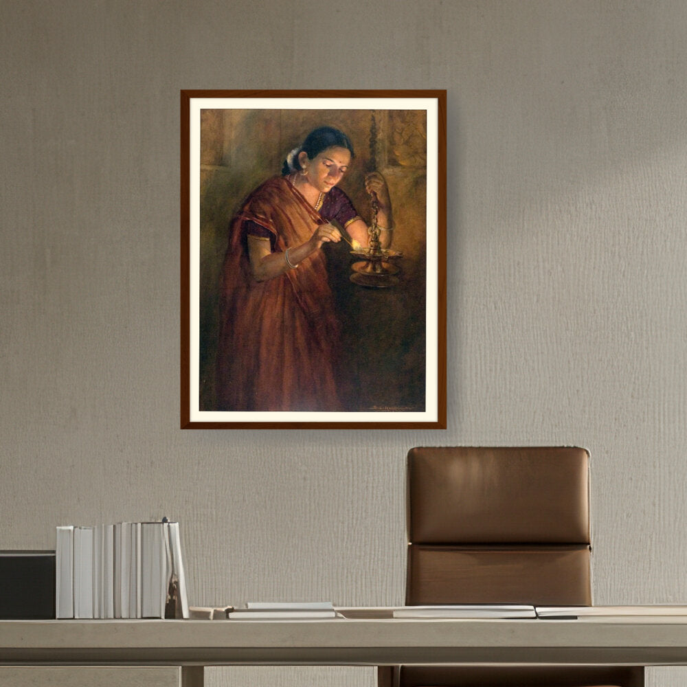 The Divine Flame - WALL MOUNT FRAME