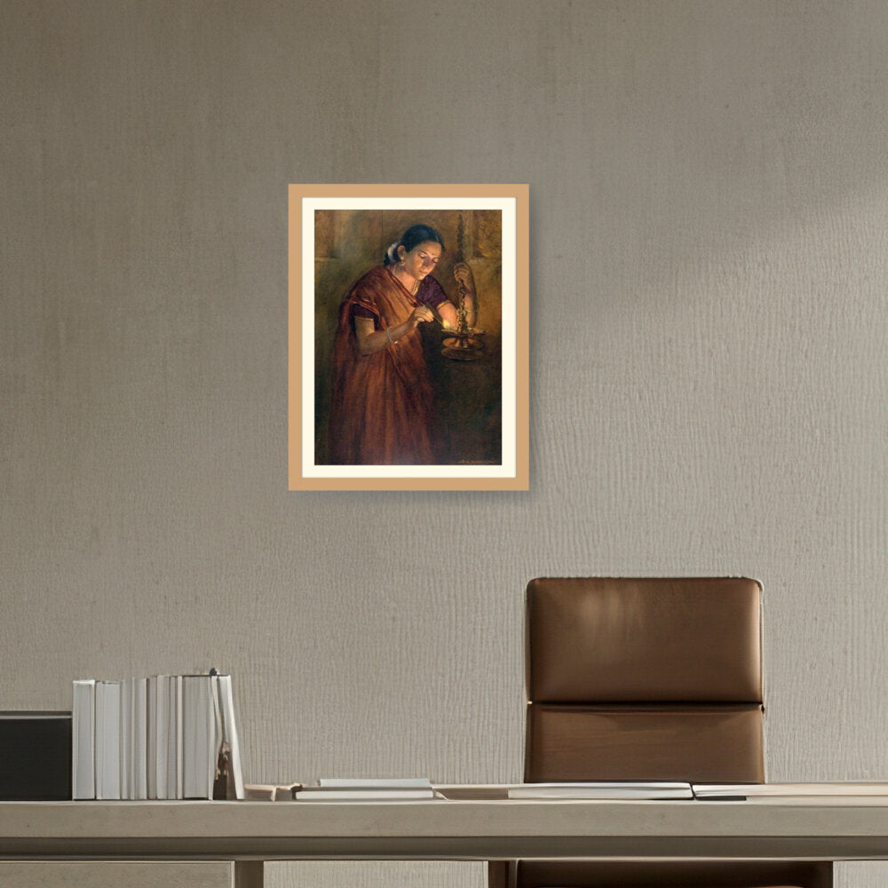 The Divine Flame - WALL MOUNT FRAME