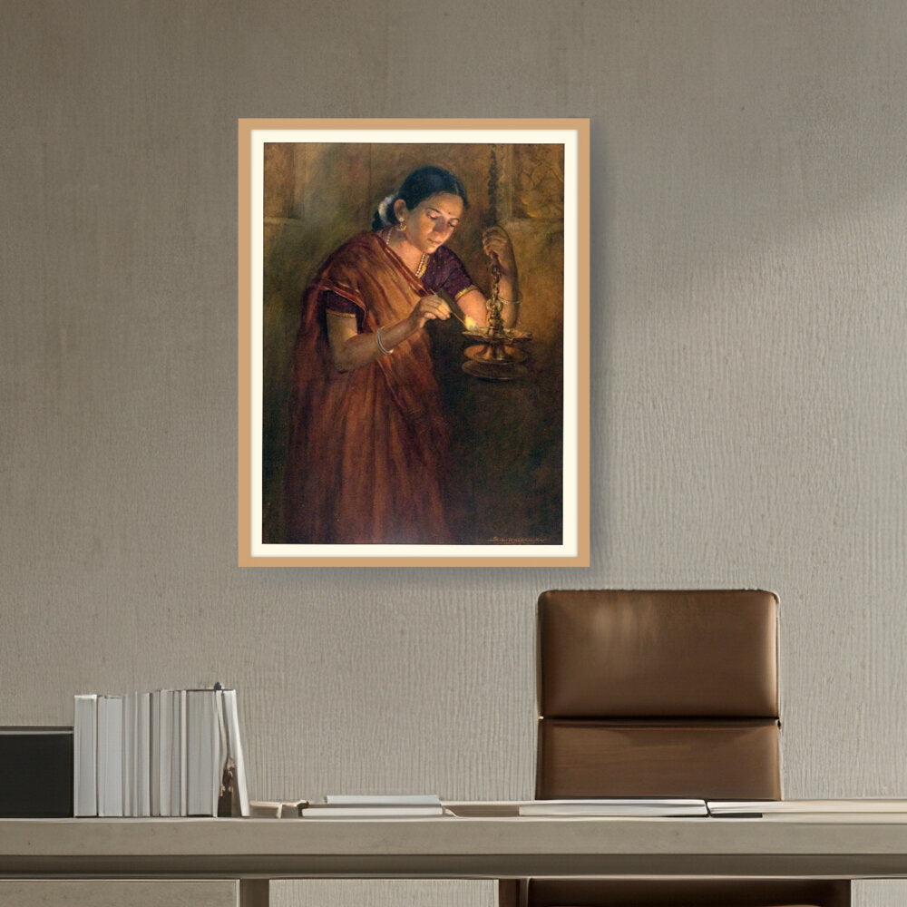 The Divine Flame - WALL MOUNT FRAME