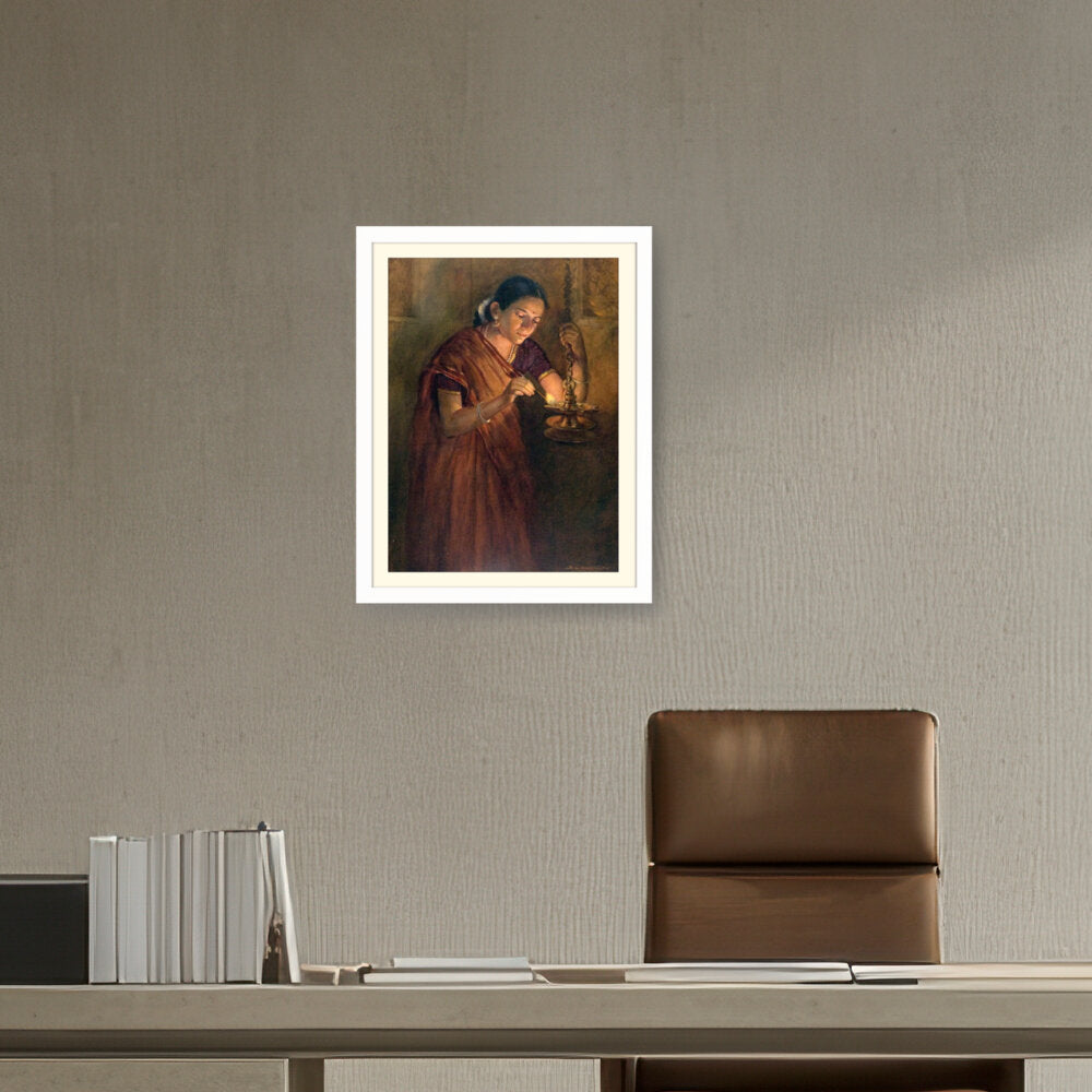 The Divine Flame - WALL MOUNT FRAME