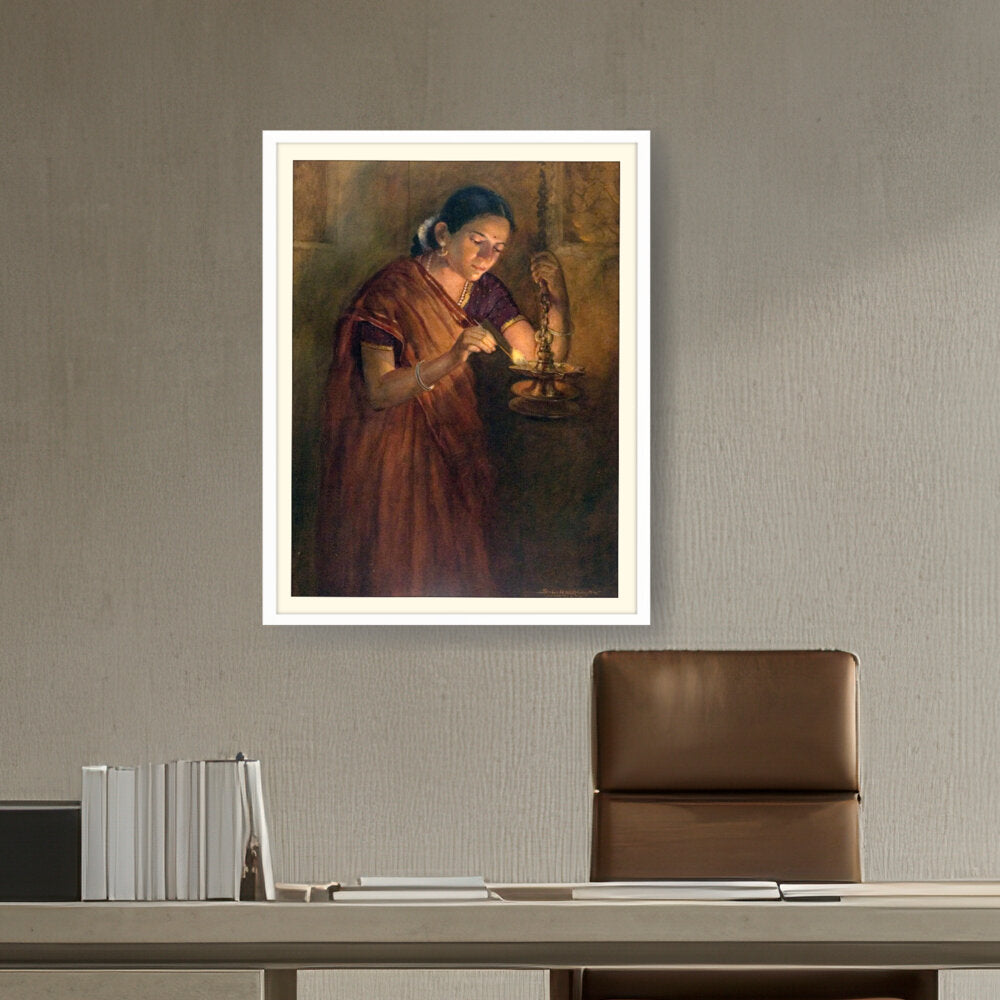 The Divine Flame - WALL MOUNT FRAME