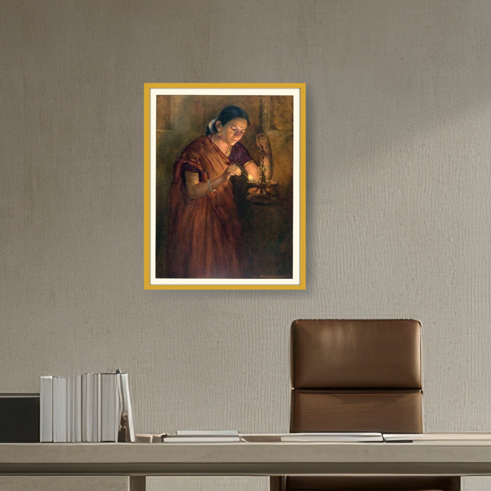 The Divine Flame - WALL MOUNT FRAME