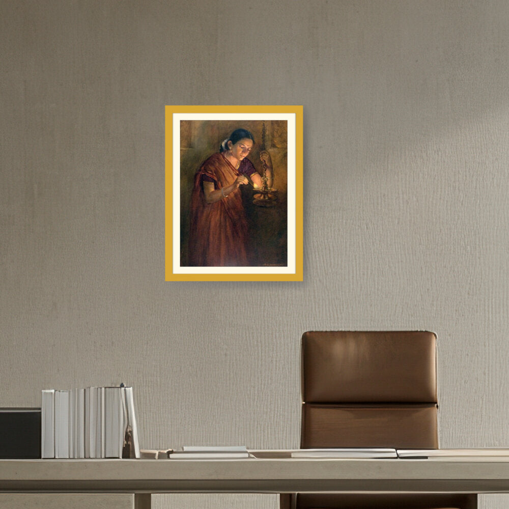 The Divine Flame - WALL MOUNT FRAME