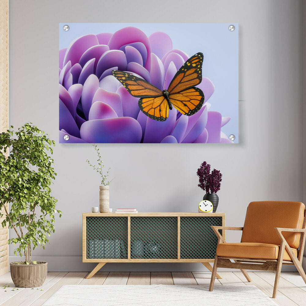 Picasoul - Artist - A Bunch Of Butterflies - Acrylic Wall Photo