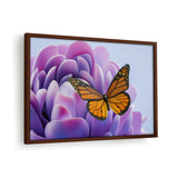 A Bunch Of Butterflies - Framed Canvas
