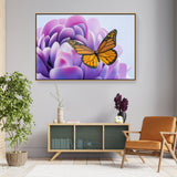 Picasoul - Artist - A Bunch Of Butterflies - Floating Framed Canvas