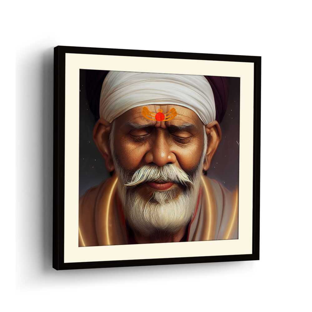 Sai-Baba-Ai Art - WALL MOUNT FRAME