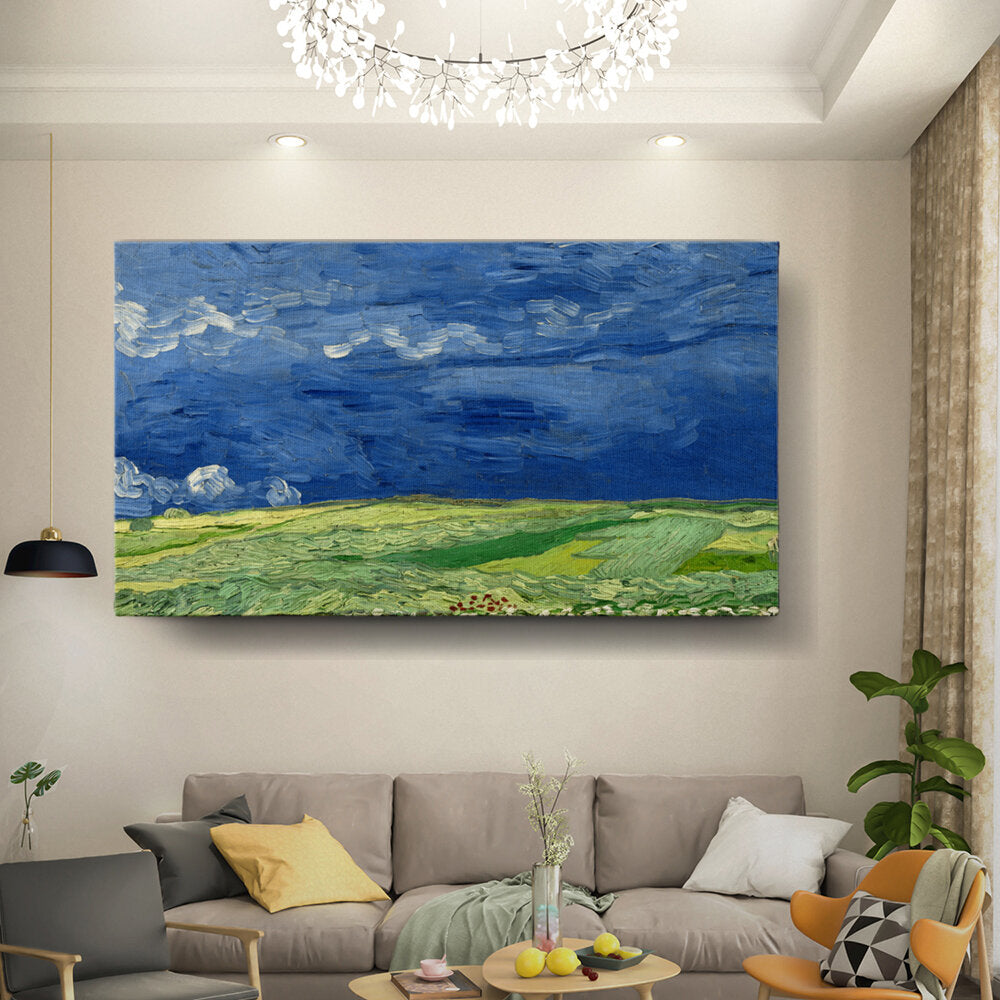 Vibrant Landscape Under Blue Sky
