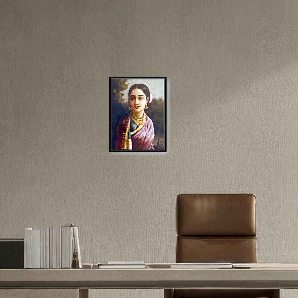 Radha-moonlight - FLOATING FRAME