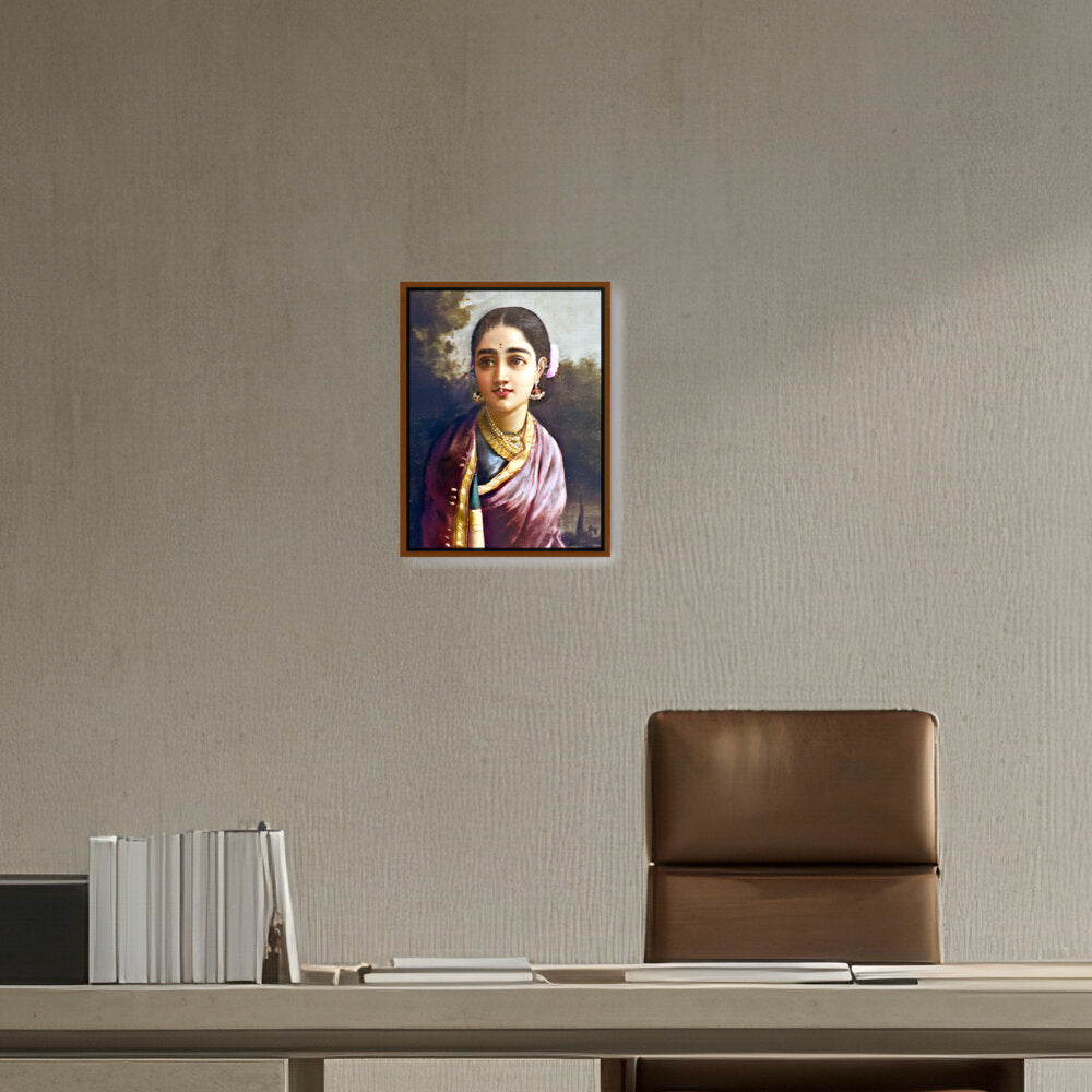 Radha-moonlight - FLOATING FRAME