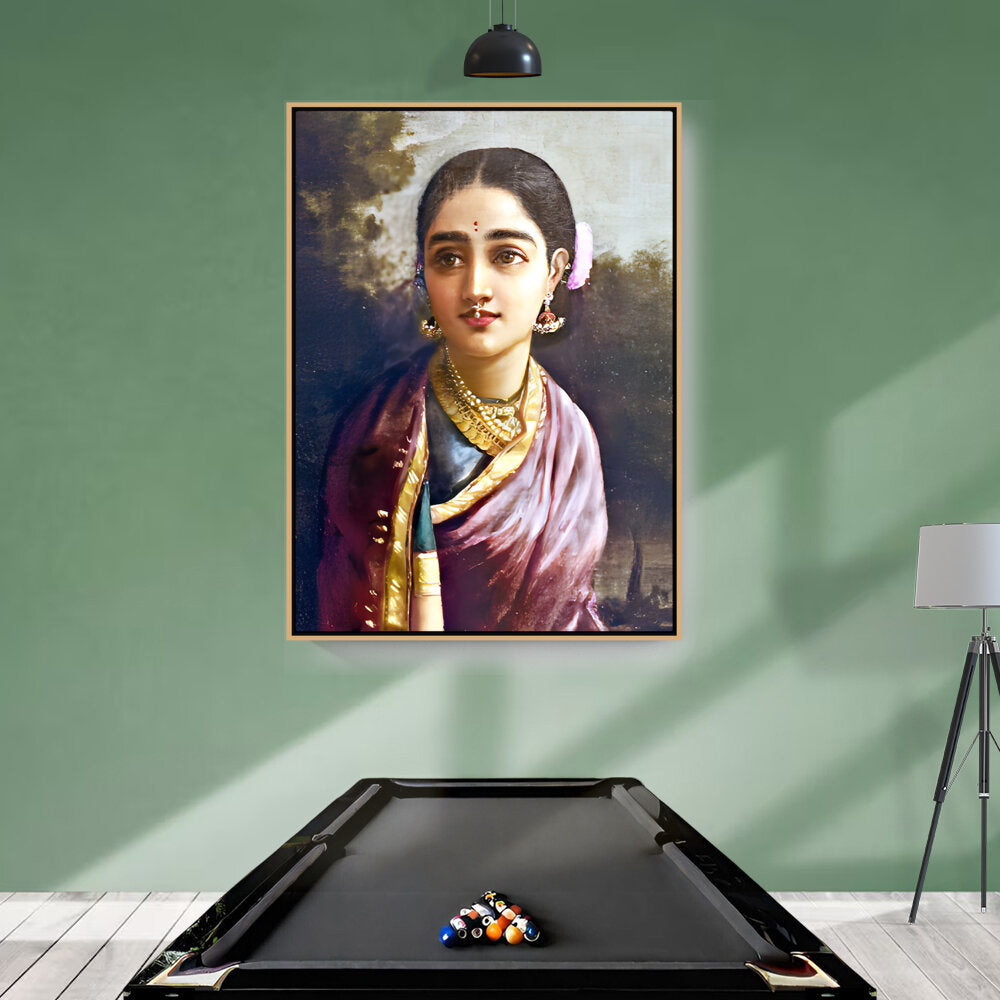 Radha-moonlight - FLOATING FRAME