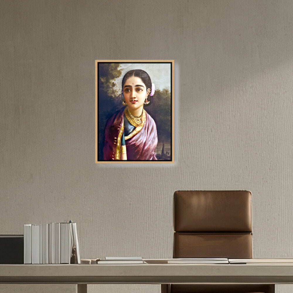 Radha-moonlight - FLOATING FRAME