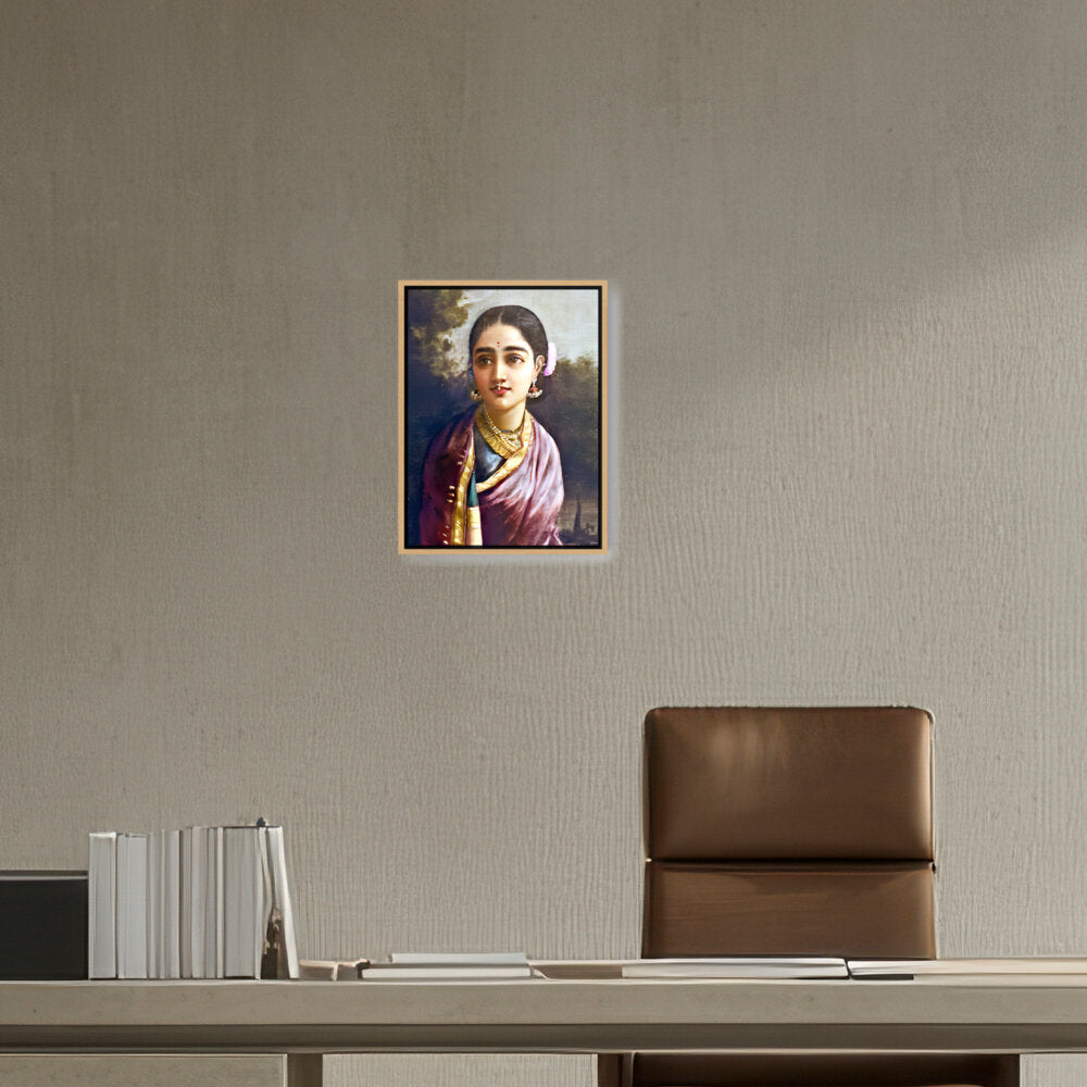 Radha-moonlight - FLOATING FRAME