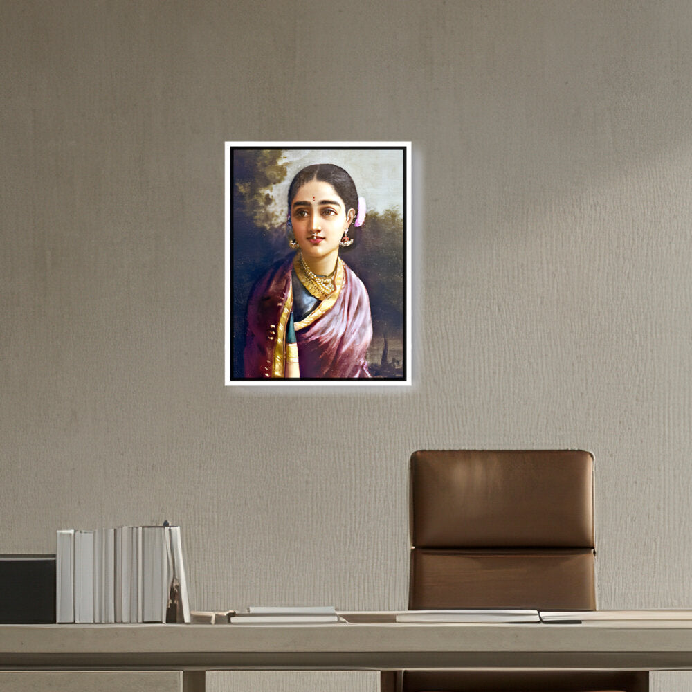 Radha-moonlight - FLOATING FRAME
