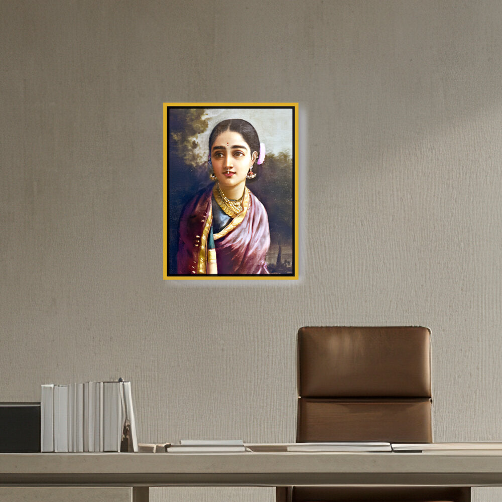 Radha-moonlight - FLOATING FRAME