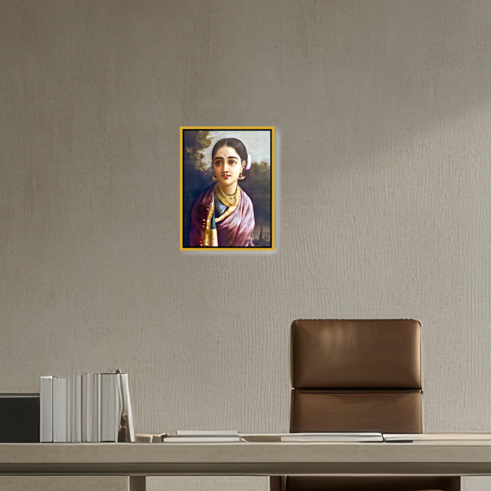 Radha-moonlight - FLOATING FRAME