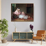 Girl In Muslin Francesco Ren - FLOATING FRAME