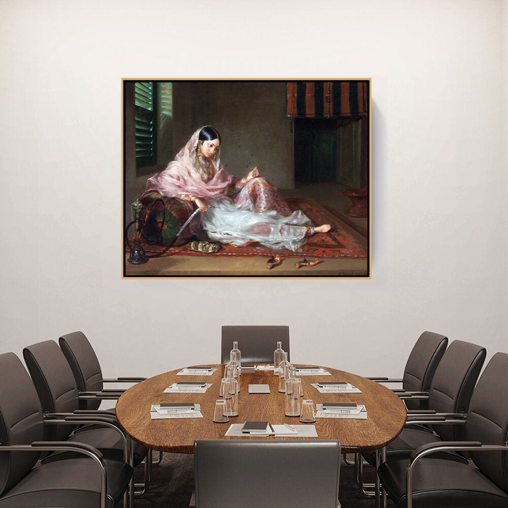 Girl In Muslin Francesco Ren - FLOATING FRAME