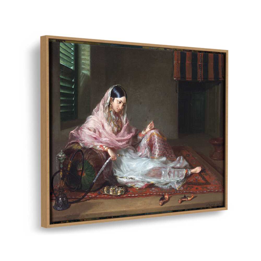 Girl In Muslin Francesco Ren - FLOATING FRAME