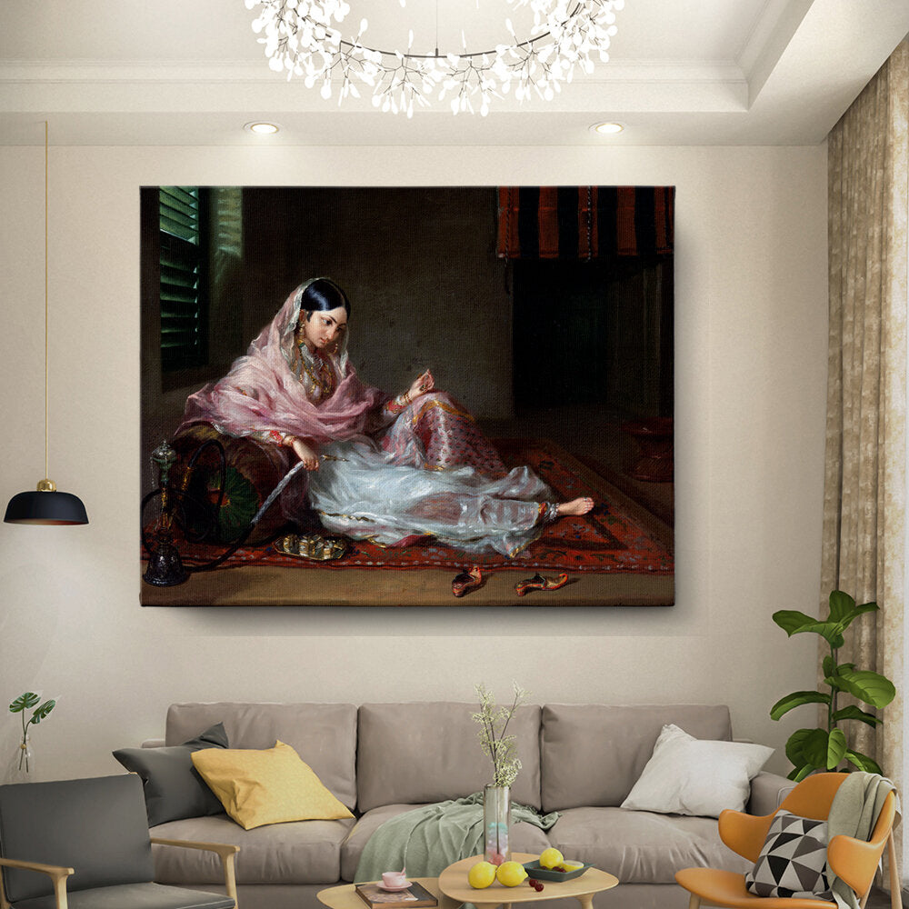 Girl In Muslin Francesco Ren - Wall Canvas