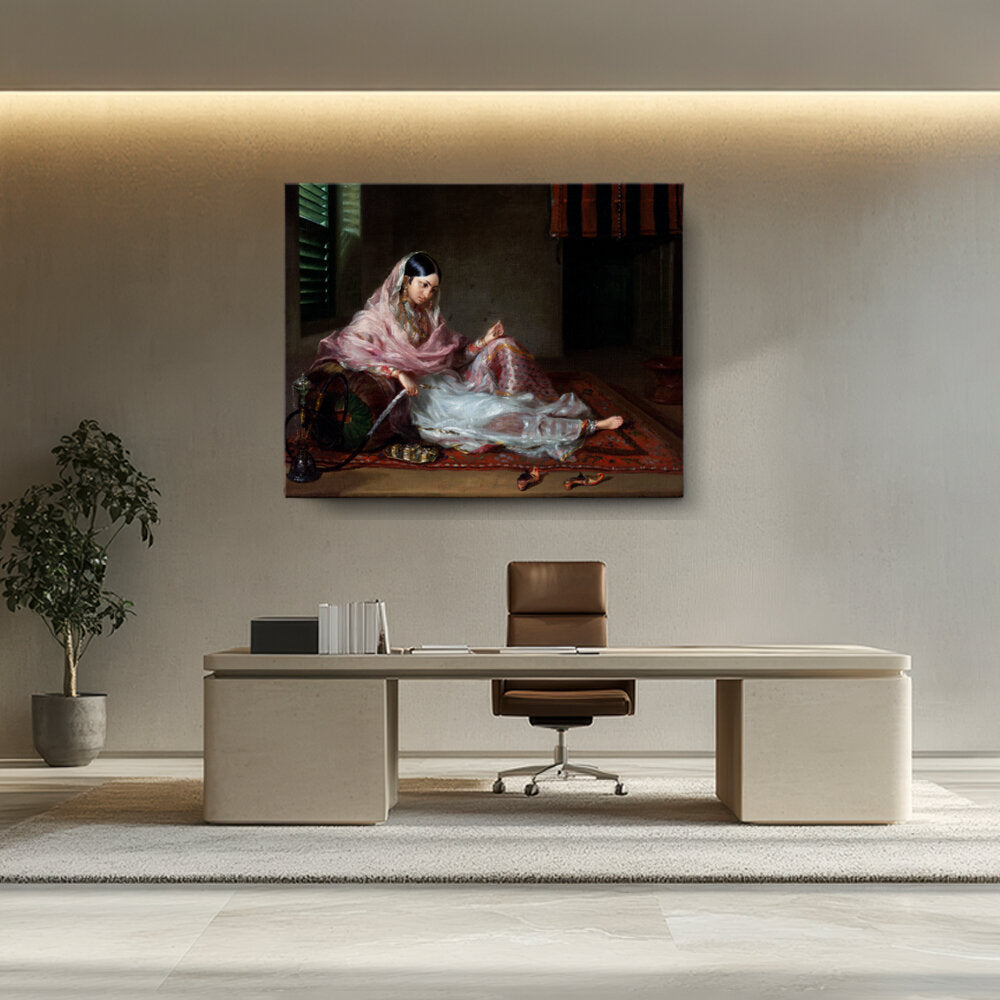 Girl In Muslin Francesco Ren - Wall Canvas