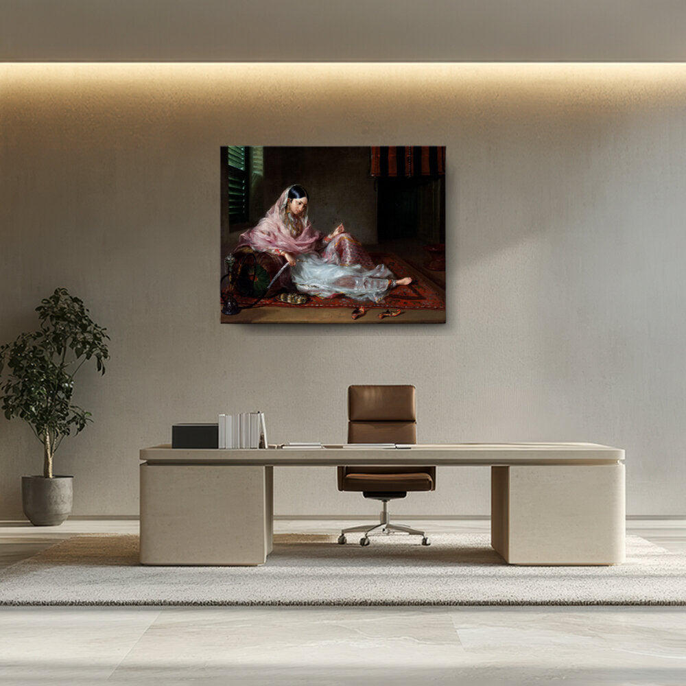 Girl In Muslin Francesco Ren - Wall Canvas