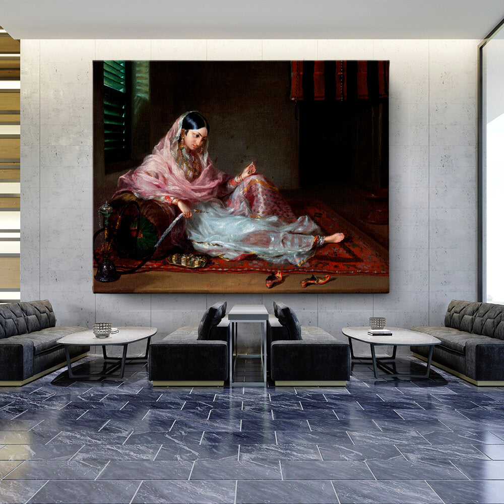 Girl In Muslin Francesco Ren - Wall Canvas