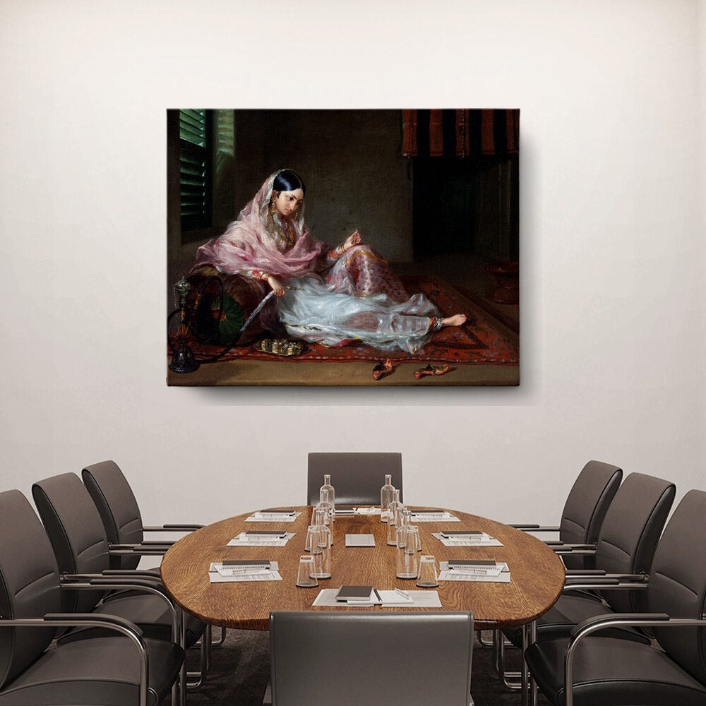 Girl In Muslin Francesco Ren - Wall Canvas