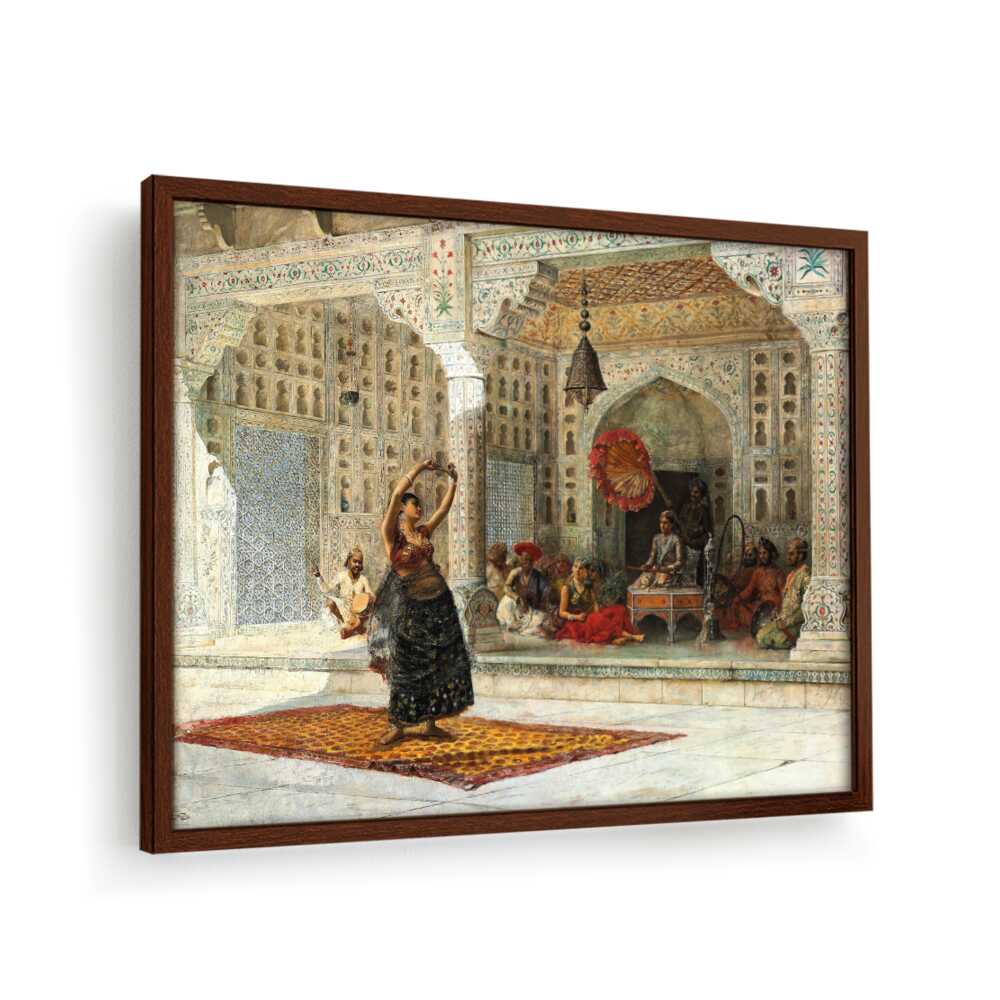 005The Nautch Edwin Weeks - Framed Canvas