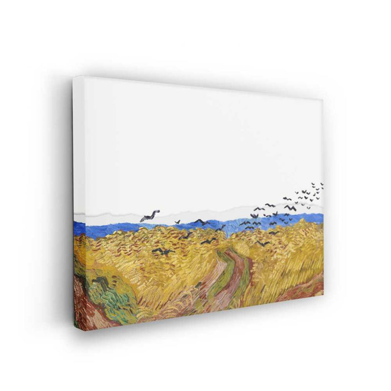 Picasoul - Picasoul Curated - Golden Fields With Crows - Wall Decor