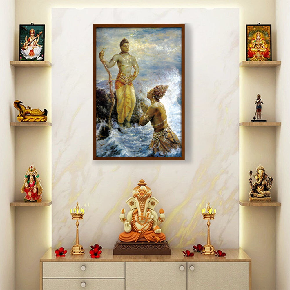 012_Varuna-Rama_RRV - Framed Canvas