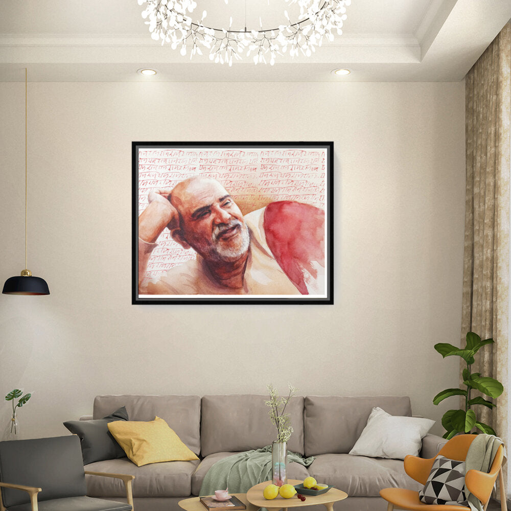 Neem_Karoli_Baba - FLOATING FRAME