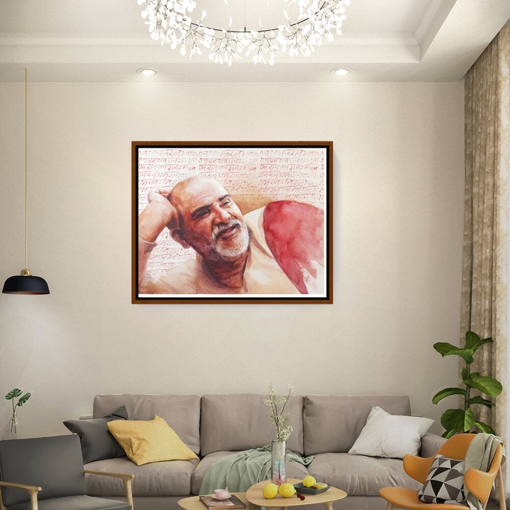 Neem_Karoli_Baba - FLOATING FRAME