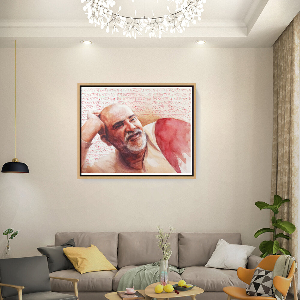Neem_Karoli_Baba - FLOATING FRAME