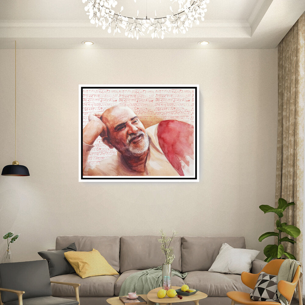 Neem_Karoli_Baba - FLOATING FRAME