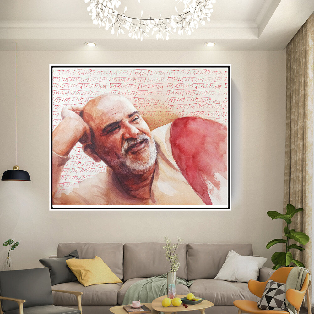 Neem_Karoli_Baba - FLOATING FRAME